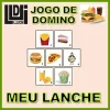 Jogo de Dominó - MEU LANCHE - Produto LUDI