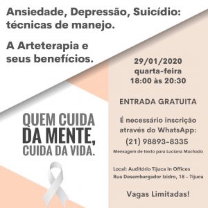 EVENTO - Quem cuida da mente cuida da vida @ Auditório Tijuca In Offices | Rio de Janeiro | Brasil